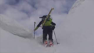 Skialp  Hlinske sedlo  Vysoke Tatry 12118 [upl. by Ahsirhcal]