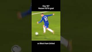 Day 187 Hazard 187th goal vs West Ham United [upl. by Iturk317]