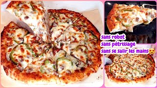 Pâte à pizza extra moelleuse aérée et facile à faire🍕😍pour des pizzas maison réussies🍕 [upl. by Ahsaet]