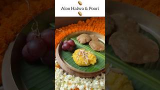 Aloo ka halwa Kuttu ki poori navratri special fasting recipe healthy [upl. by Gael]