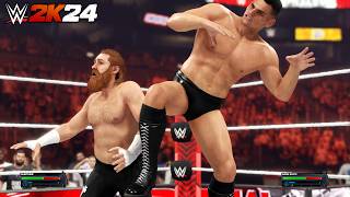 Sami Zayn vs Gunther  World Heavyweight Championship Full Match RAW  WWE 2K24 [upl. by Bagley]