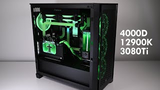 Corsair 4000D Airflow – 12900K RTX 3080 Ti Build [upl. by Duval]