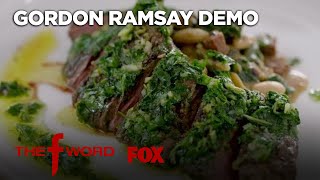 Gordon’s Skirt Steak With Chimichurri Sauce Recipe Extended Version  Season 1 Ep 8  THE F WORD [upl. by Ibbetson183]