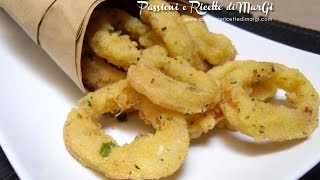 Come fare un fritto croccante di anelli di totano [upl. by Capp]