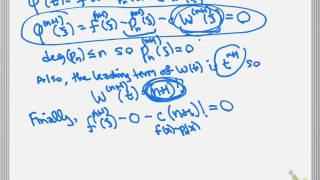 Interpolating polynomial error theorem [upl. by Telrats13]