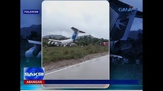 Saksi Eroplano ng Skyjet nagovershoot sa runway ng Busuanga airport [upl. by Mungo]