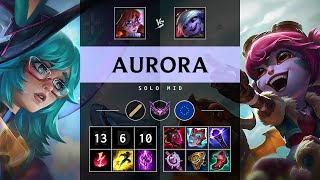 Aurora Mid vs Tristana Rampage  EUW Master Patch 1419 [upl. by Ennairrac]