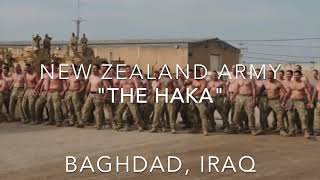 New Zealand Army does The HAKA in Iraq haka [upl. by Noryt]