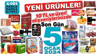 A101 SON GÜN 5 OCAK 2024 KATALOĞU  GIDA İNDİRİMLERİ  A101 KAMPANYA  TEMİZLİK  A101 BU HAFTA [upl. by Amling]