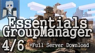 Essentials Groupmanager  Bukkit Server Plugin  46  German  HD [upl. by Coke]