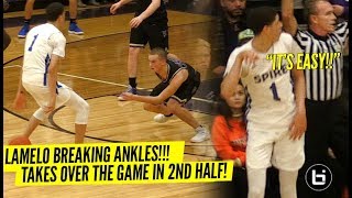 LaMelo Ball BREAKS Defenders ANKLES amp Talks TRASH To Crowd Wins MVP Of Tournament In STYLE [upl. by Gentille]