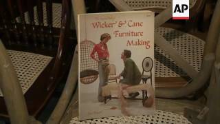 Cane furniture makers hard to recruit in NY [upl. by Annekahs]