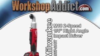 Milwaukee M18 2Speed Right Angle Impact Driver 266721ct [upl. by Akenor]