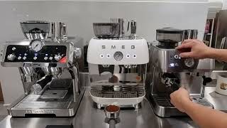 Part 2 Bean to cup semiautomatic espresso machines review  Delonghi SMEG amp Solis [upl. by Reni]