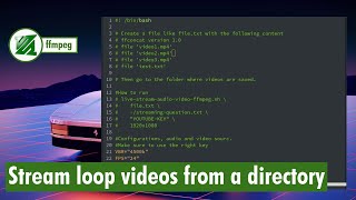 ffmpeg  Stream videos from a directory [upl. by Vittorio]