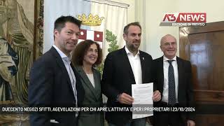 DUECENTO NEGOZI SFITTI AGEVOLAZIONI PER CHI APRE LATTIVITA E PER I PROPRIETARI  23102024 [upl. by Enirehtacyram]