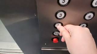 Dover Banjo traction parking elevators at the Galleria mall White Plains NY [upl. by Nilorac]