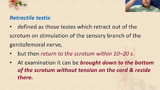 Cryptorchidism Lecture with video [upl. by Aitsirk]
