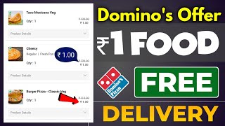 2 Dominos Pizza ₹2  Free Dominos Pizza  Dominos Free Pizza  Dominos New Coupon Code [upl. by Ennovihc570]