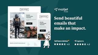 Mailjet Email Marketing Platform Email Editor [upl. by Orabla298]