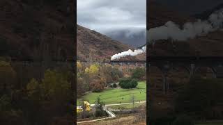 The Harry Potter Train over the Glenfinnan Viaduct [upl. by Mecke]