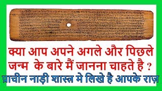 क्या आप अपने पिछले जन्म के बारे मैं जानना चाहते है  नाड़ी शास्त्र से जाने  Nadi Astrology Future [upl. by Ohs952]