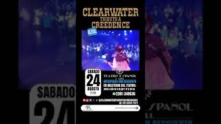 CLEARWATER Tributo a CREEDENCE el 248Teatro Español Azul más info al 01155947472 los esperamos [upl. by Aira]