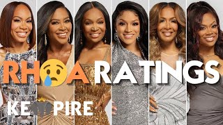 RHOA Season 14 Experiences RATINGS Drop In Comparison to Season 12 amp 13  Kandi And The Gang Ratings [upl. by Arahas]