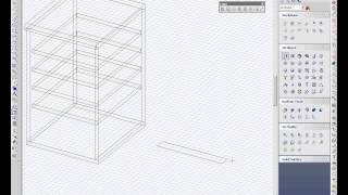 TurboCAD Drawing a Kitchen Cabinet in 3D [upl. by Levey]