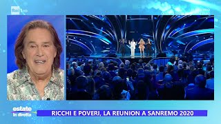 Ricchi e Poveri la reunion a Sanremo 2020  Estate in diretta 11062024 [upl. by Blaire233]