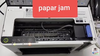 Epson M1120 Paper Jam Problem Solution And How To Open Printer [upl. by Yentterb931]