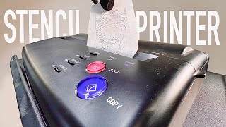 Tattoo stencil printer tutorial [upl. by Heger558]