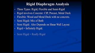 Rigid Diaphragm Analysis with Hand Calculations [upl. by Odnomar]