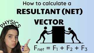 Resultant vector  Vector addition Grade 10 Physics [upl. by Justinian]