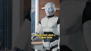 Hilarious Robot Waiter in Action 🤖 shorts trendingshorts ytshorts FutureOfDining RobotServing [upl. by Dnalrah143]