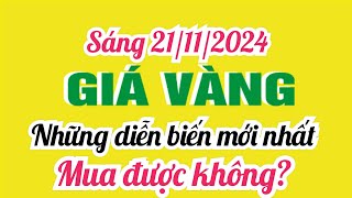 Giá vàng hôm nay 9999 ngày 21 tháng 11 năm 2024 GIÁ VÀNG NHẪN 9999 Bảng giá vàng sjc 24k 18k 14k [upl. by Sezen]