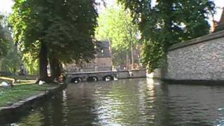 Bruges Canal Trip Widescreen HD Quality Version [upl. by Oiratnom216]