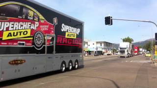 V8 Supercars Transporter Parade Townsville 2011 [upl. by Mossberg]