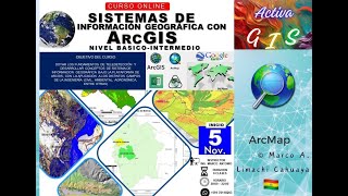 Nuevo de Curso INICIO LUNES 11 DE NOVIEMBRE🔴 Sistemas de Información Geográfica con ArcGIS Desktop [upl. by Cathleen]