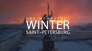 One Wonderful Winter in SaintPetersburg  Настоящая зима в СанктПетербурге аэросъемка 4k UltraHD [upl. by Valley]