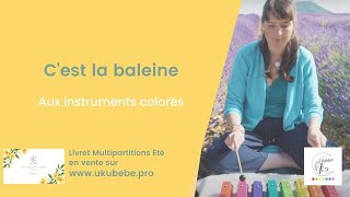 Cest la baleine qui tourne qui vire aux lames et cloches instruments colorés [upl. by Post]