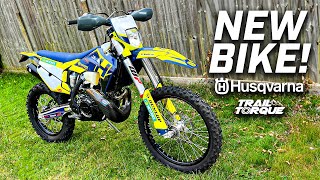 Husqvarna TE300i  My New Bike 4K [upl. by Enelram]