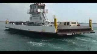 Ferry Boats Port Aransas Texas [upl. by Dearr242]