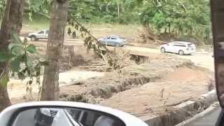 StLucia Christmas Eve storm 2013 Floods [upl. by Aliac379]