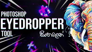 How to use the Eyedroper Tool in Photoshop Sinhala Tutorial [upl. by Adamski]