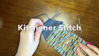 Kitchener Stitch Tutorial for Knitting [upl. by Zoellick521]