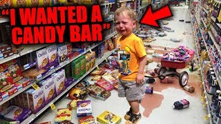 Top 5 PSYCHO KID FREAKOUTS IN STORES [upl. by Noryt106]