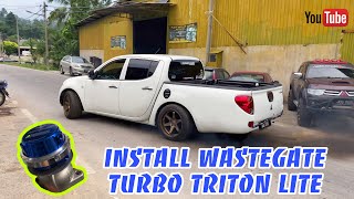 INSTALL WASTAGATE TURBO ON TRITON LITE  AWESOME SOUND [upl. by March]