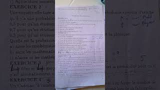 Probabilité math mathsalgebra mathematics bac2024exam shortsshortmathematiques probability [upl. by Ridgley804]