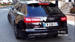 BRAND NEW 2013 Audi RS6 Avant C7 in Monaco Start up and Sound 1080p Full HD [upl. by Addis]